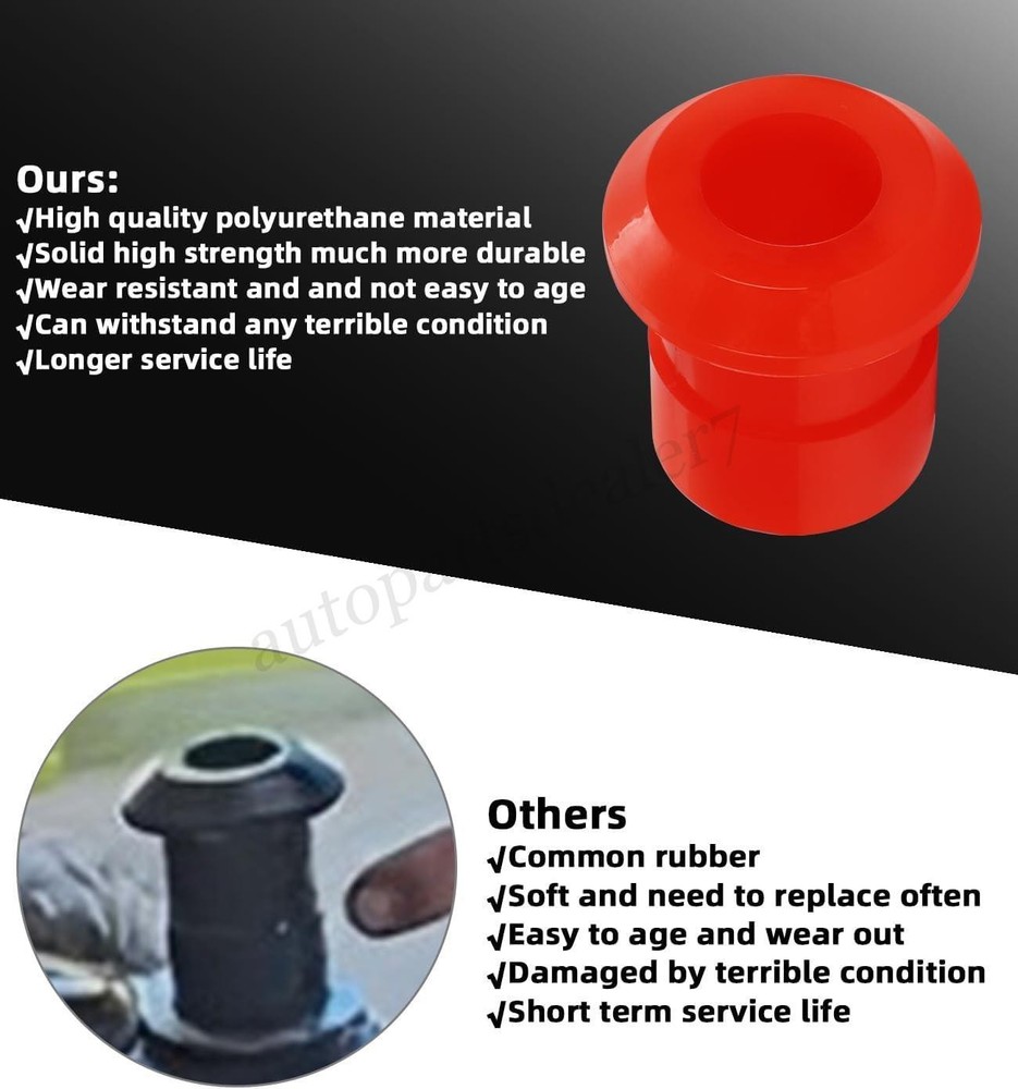 For Nissan Rogue 2008-2020 Front Subframe Poly Bushing Kit Front and Rear - 4PCS
