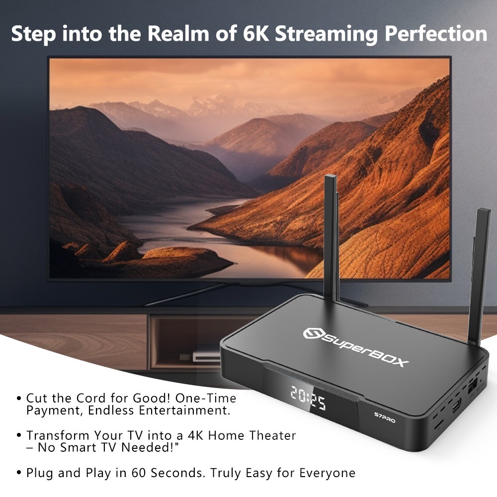 2026 New SuperBox S7 PRO Authorized Distributor Android 12 Ship Same Day