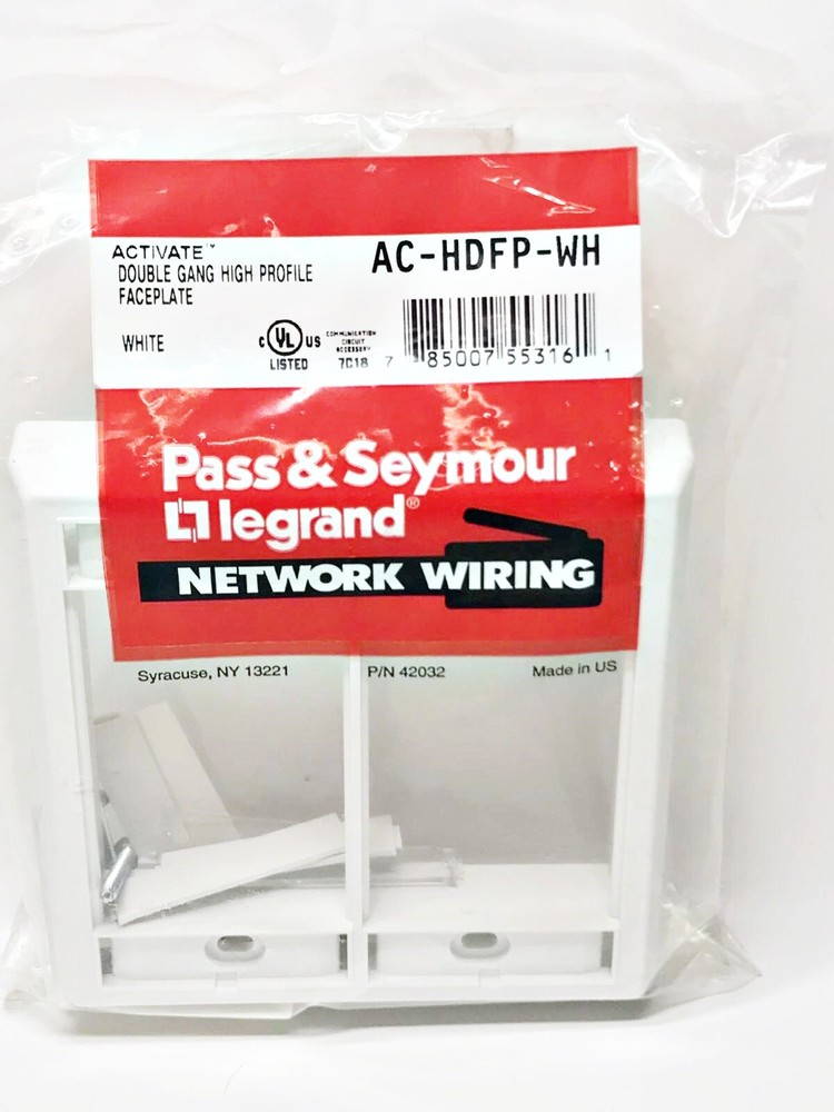 DOUBLE - GANG HIGH PROFILE FACEPLATE