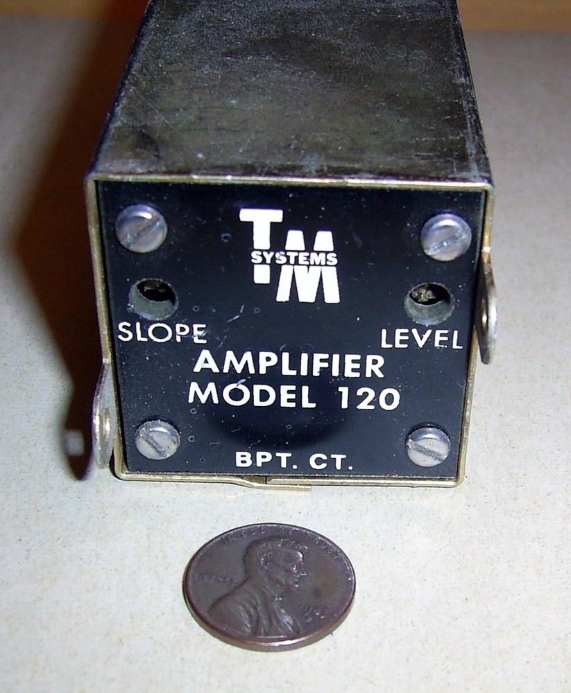 VINTAGE PLUG-IN AMPLIFIER MODEL 120 by TM SYSTEMS