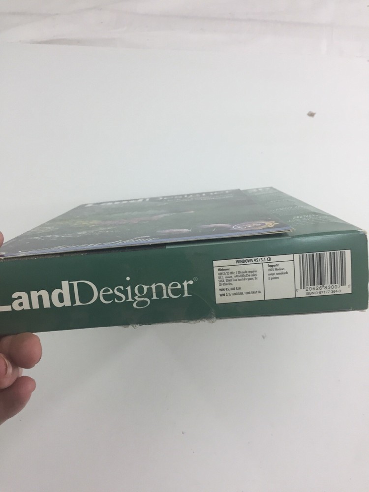 Land Designer 3D Version 4.0 (CD-ROM, 1996, Computer Software)