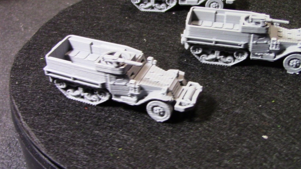 🔥 15mm 3D Print WW2 US M3/5 Halftrack (3)