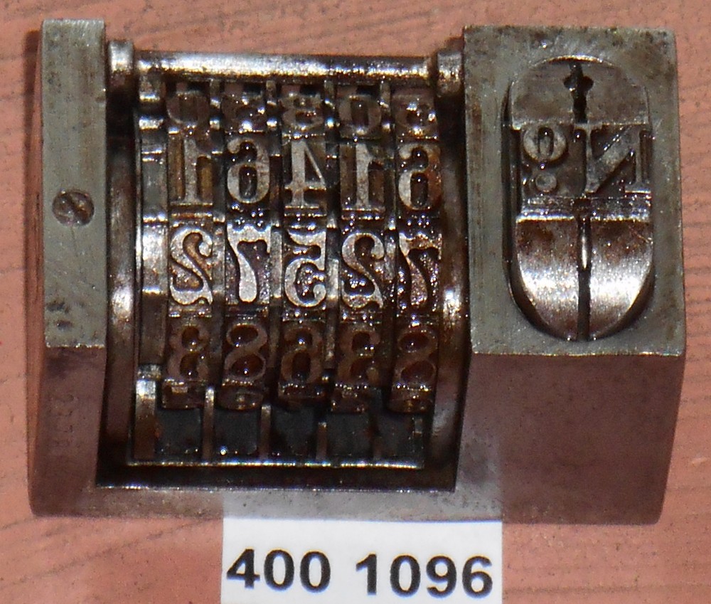 Letterpress Numbering machine ~WETTER
