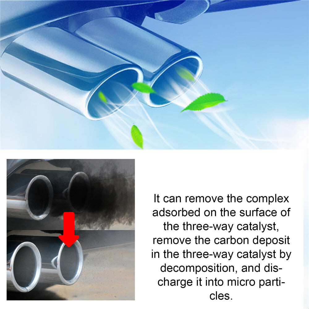 Catalytic Converter Cleaner Engine & Exhaust System Carbon Removal Additive
