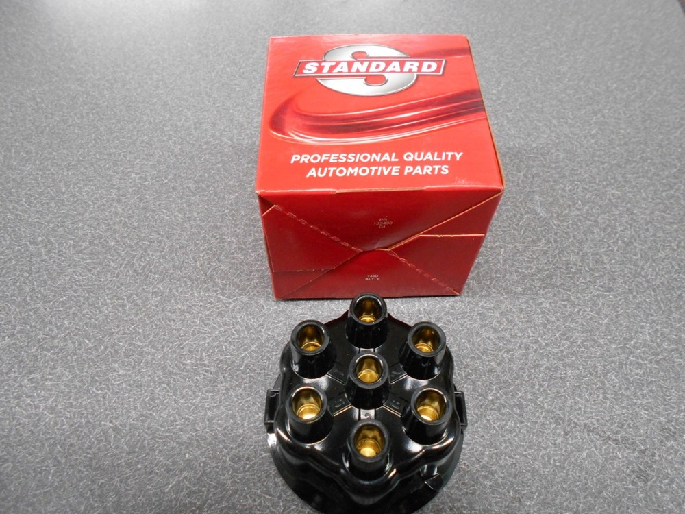 Standard IH444 Distributor Cap with Brass terminals, NOS!