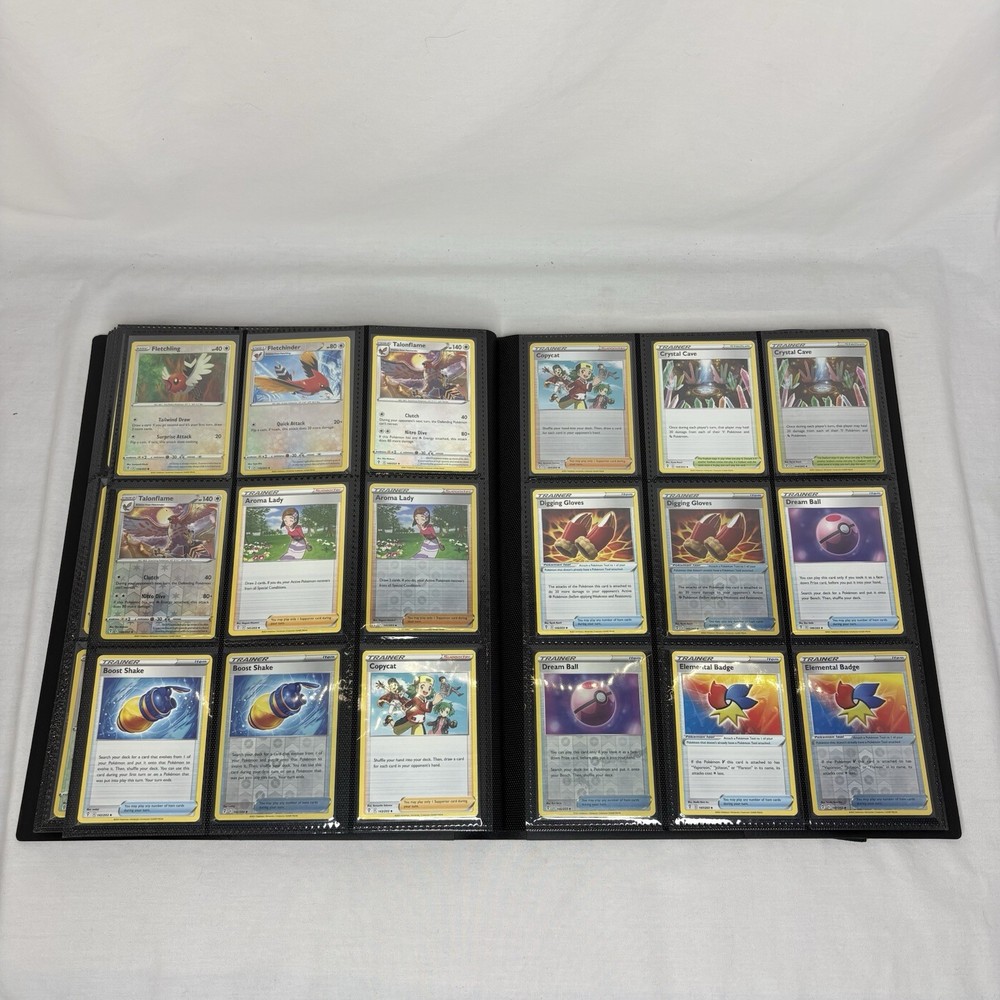 Evolving Skies SWSH Base Set Holo Reverse V Folio 9 Pocket Binder BCW