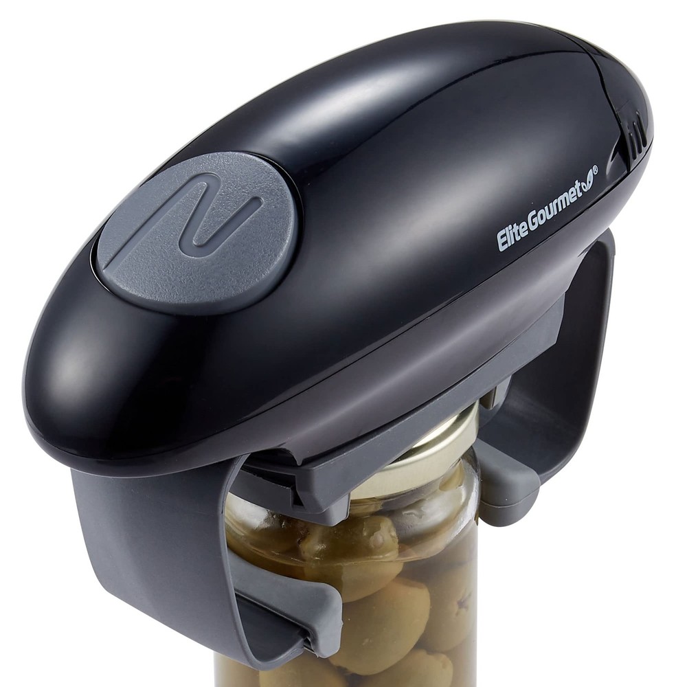 Elite Gourmet EJO800 High Power Torque Automatic Battery Single, Black/Gray
