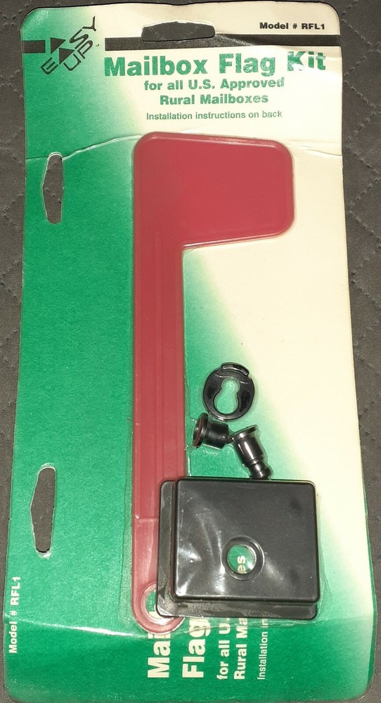 Mailboxes L7.5" W 2.5 Rust-Proof Plastic Red Mailbox Replacement Flag Kit RFL1