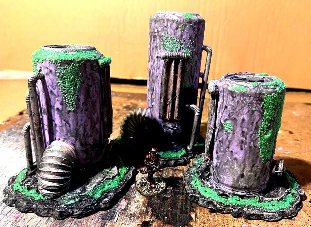 Sci-Fi Terrain pieces .20 – Tabletop Gaming scratch built.