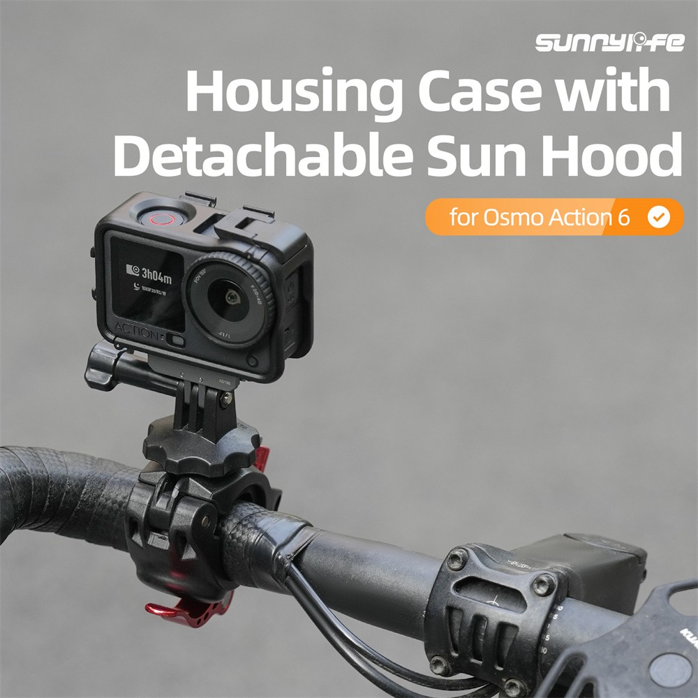 Camera Lens Hood & Shockproof Protector 2-in-1 Accessory for DJI Action 6