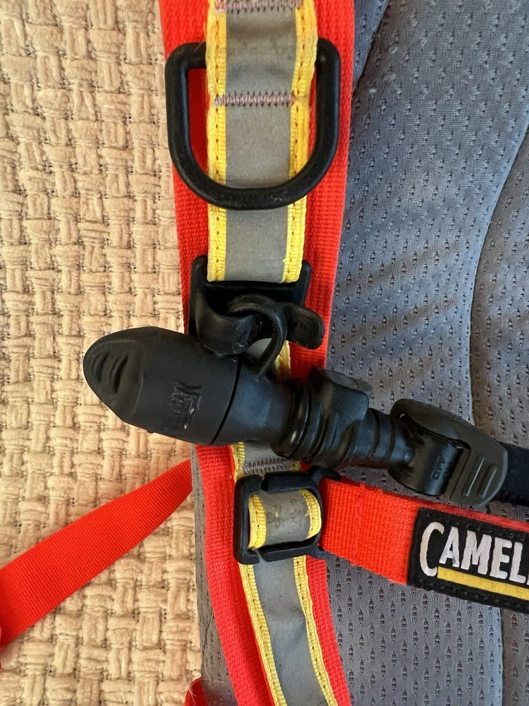 CamelBak Hi-Viz Hydration Pack Includes Cleaning Kit Orange W/ Reflective Strips