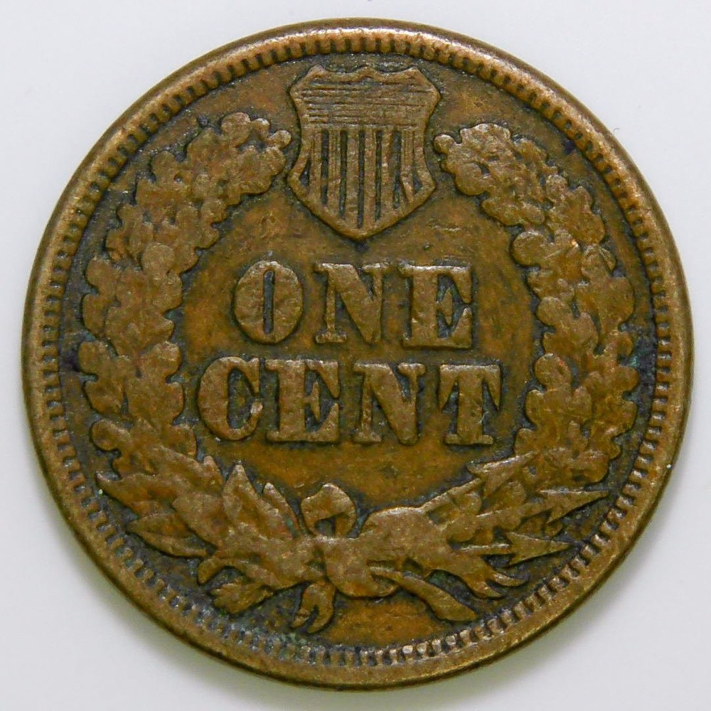1864 Indian Head Cent VF k508
