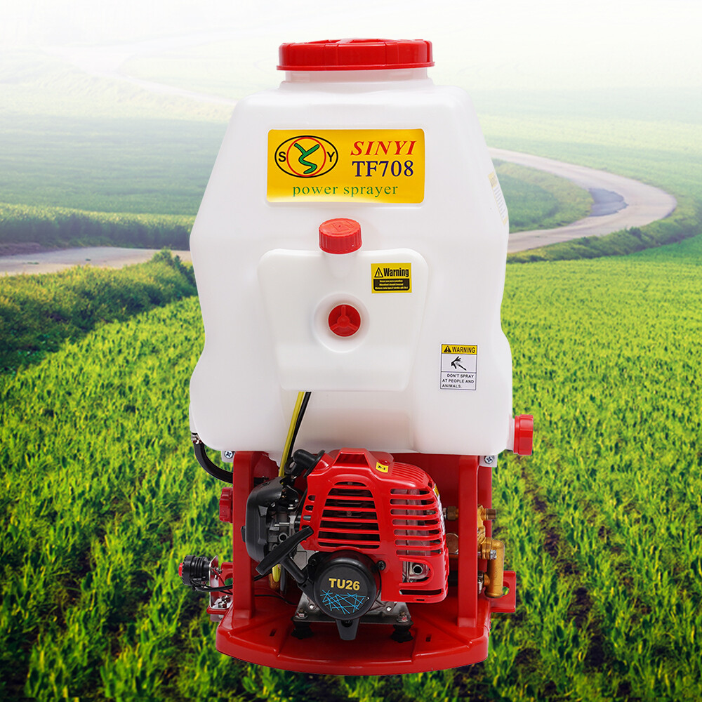 25.4cc High-pressure Pump Backpack Sprayer Knapsack Garden Sprayer W/Filter