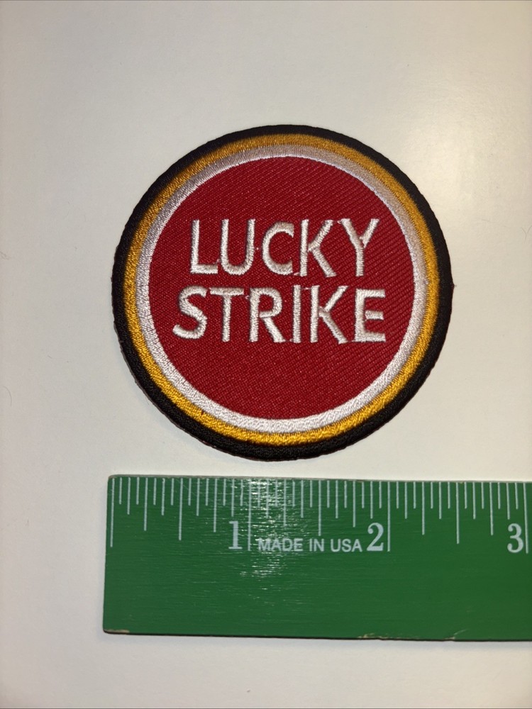 Lucky Strike Cigarettes Embroidered Patch