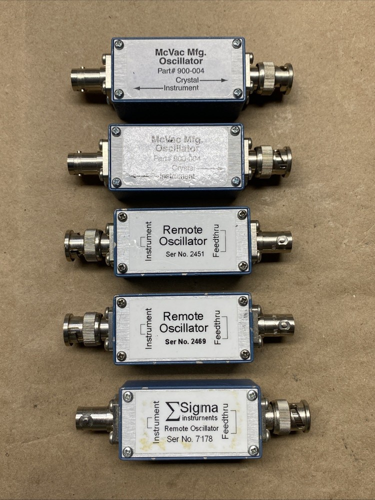 1x, Sigma Instruments Remote Quartz Crystal Oscillator Feedthru Device