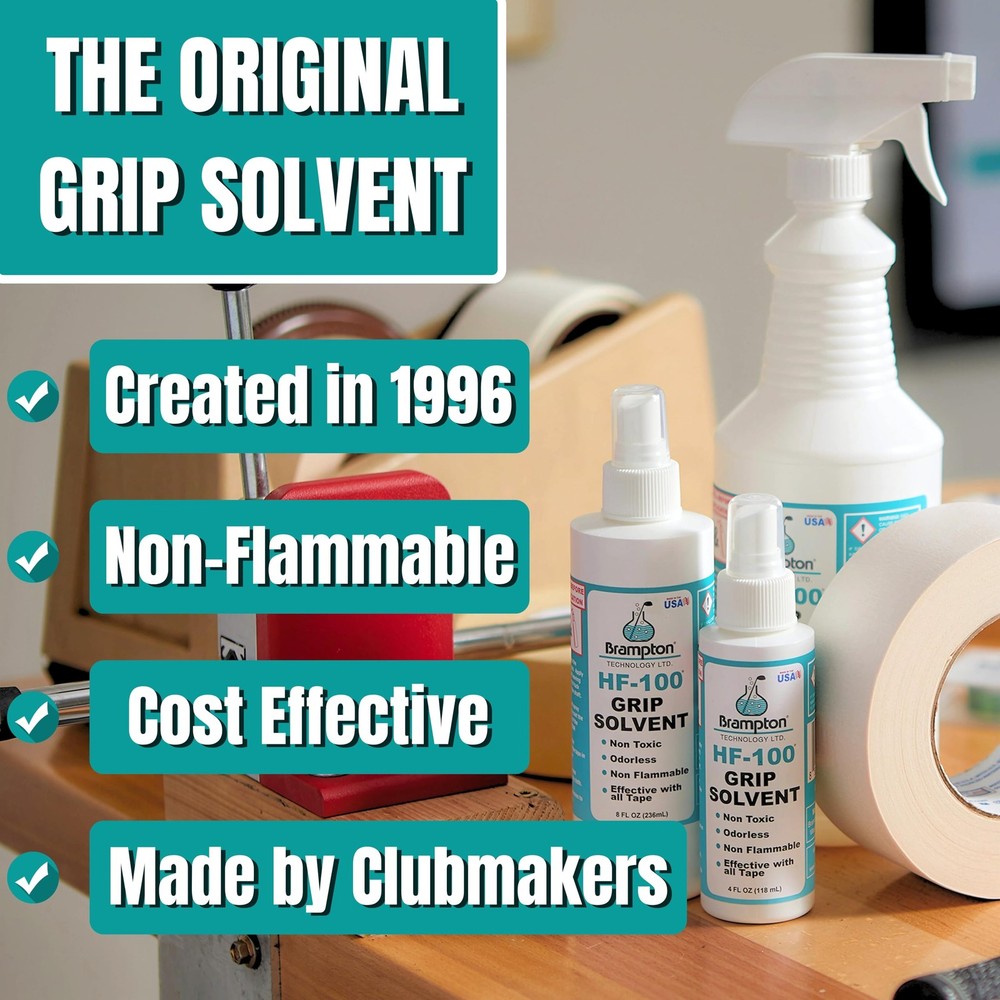 Golf Grip Kit Regripping Set Tape Strips Clamp Solvent Tool Kit