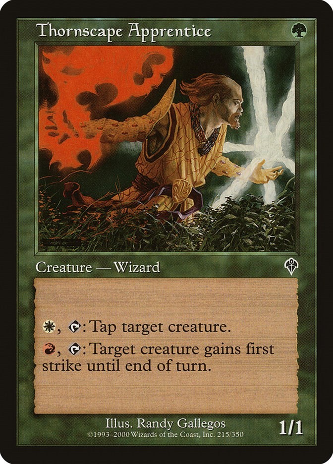 Thornscape Apprentice Invasion 215 MTG MP