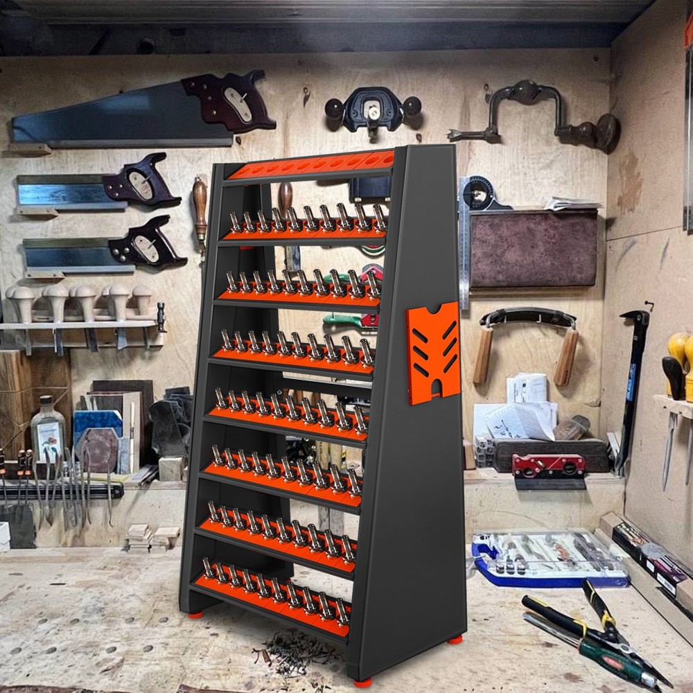 Tool trolley CAT40-BT40 multi-function tool management rack milling cutter chuck