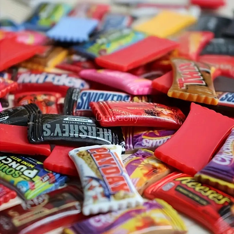 Dollhouse Candy Bars 1/12 Scale Real looking Random Pieces