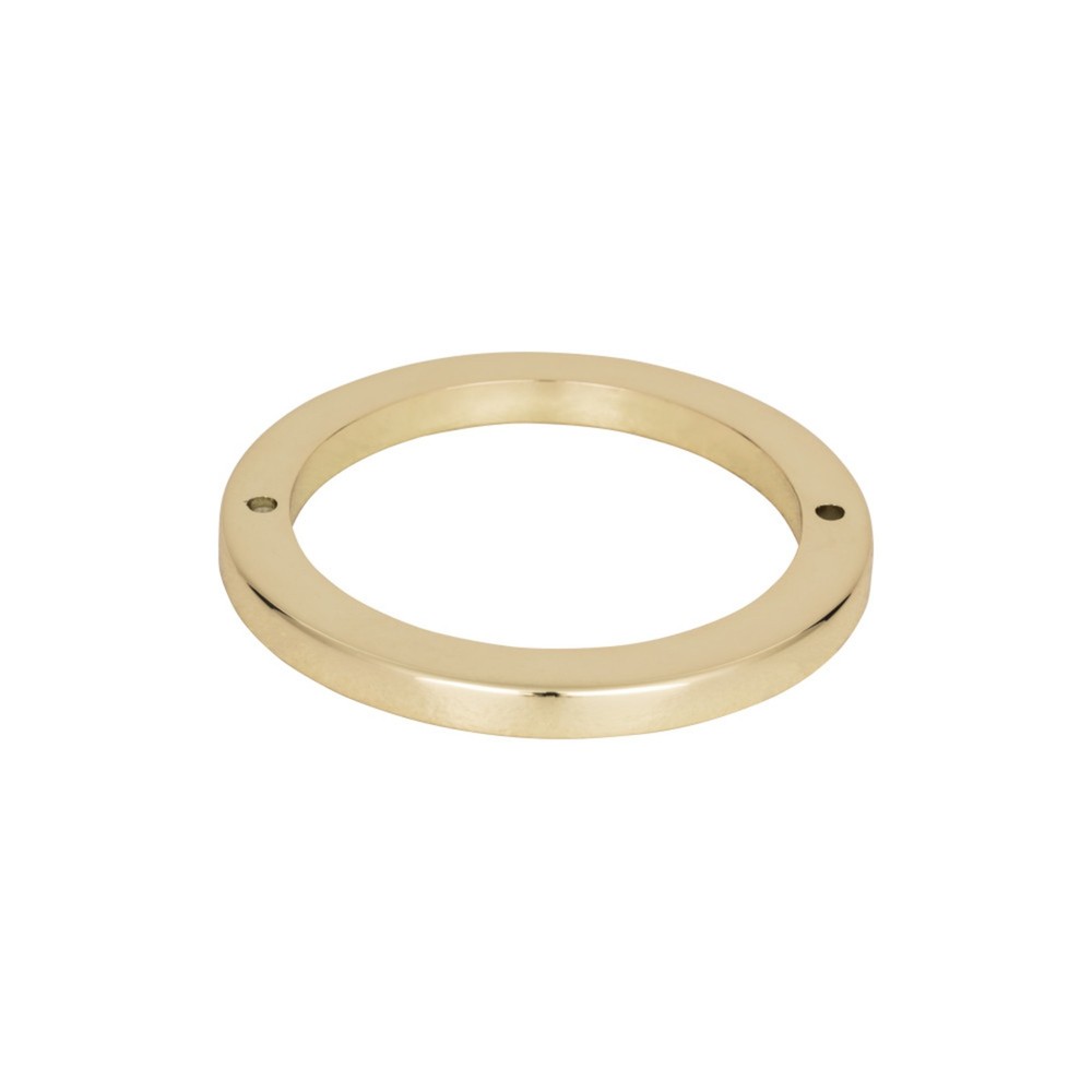 Tableau Round Pull Backplate French Gold
