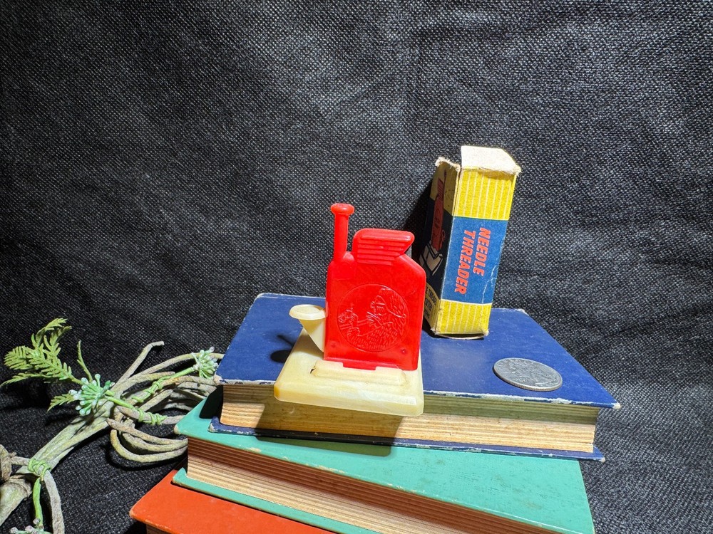 Antique Automatic Needle Threader with Box