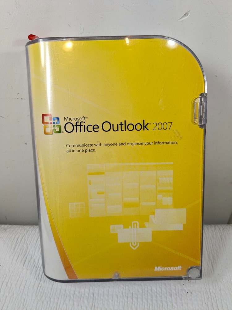 Microsoft Office Outlook 2007 w/ product key software CD-ROM Windows PC software