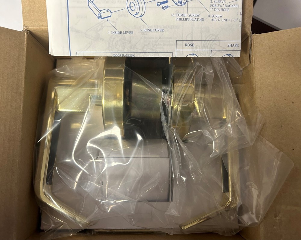 Paramount Passage Cylindrical Leverset ANSI Grade 2 12-L10C3