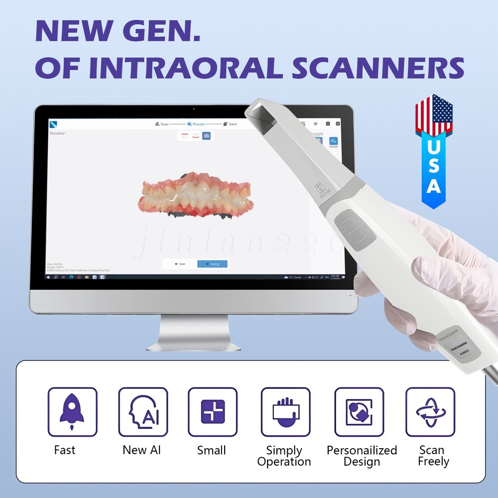 Dental Intra-oral 3D Scanner - with Scanning Software