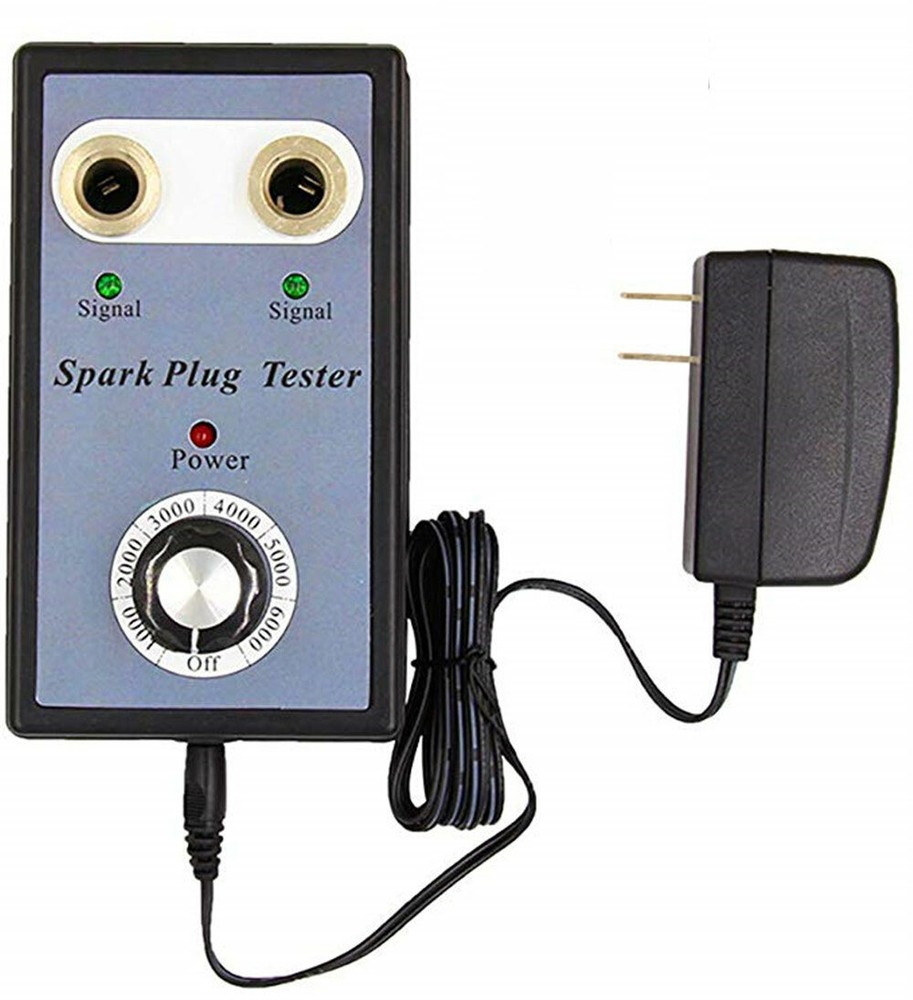 Car Spark Plug Tester Ignition Plug Analyzer Diagnostic Tool Dual Hole ELH