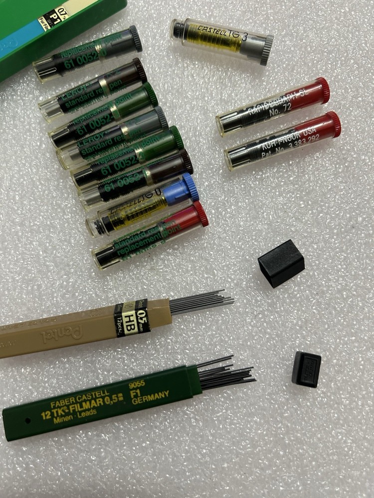 K&E Leroy Technical Pen Replacement Points-Case Of Lot PRE-OWNED