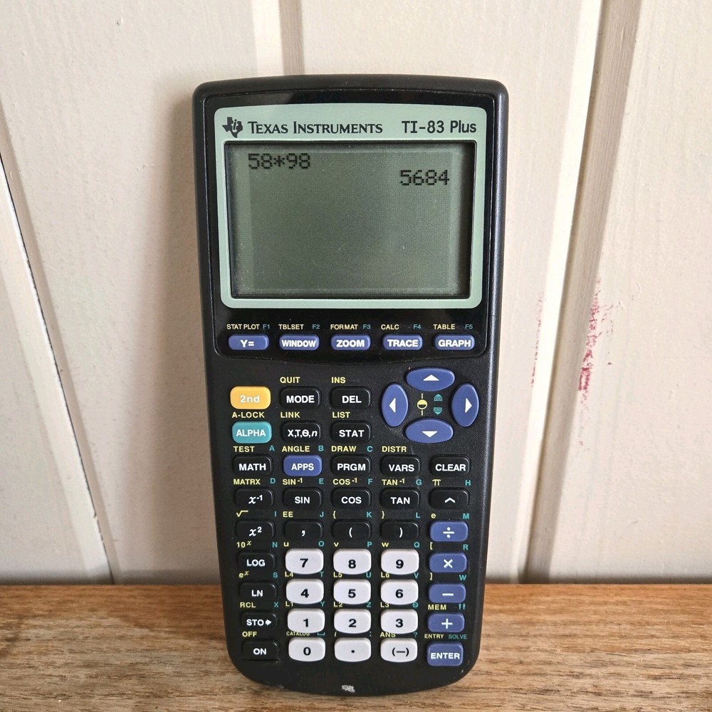 TI-83 Plus Graphing Calculator Tested And Working
