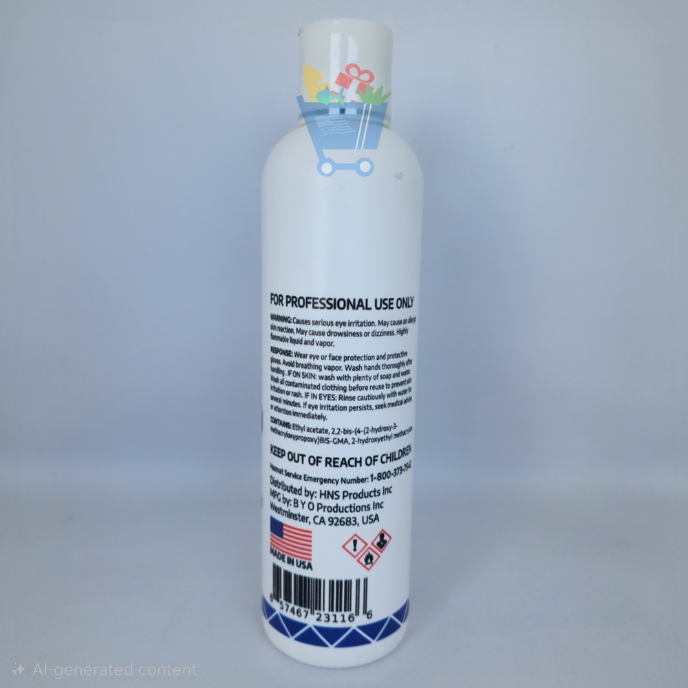 HNS Diamond Gel Thick Bond 237 mL - 8 fl oz MSDS Approved