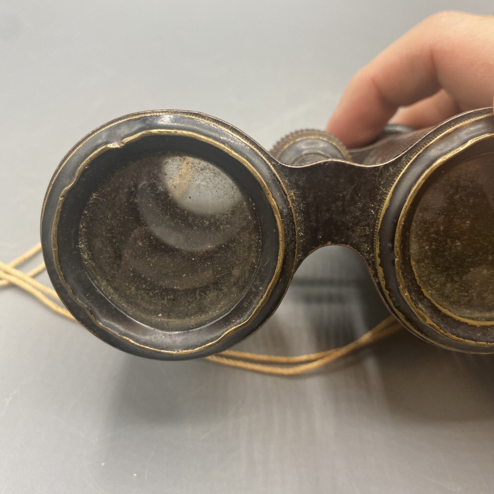 WWI Marchand Paris Field Binoculars Adjustable 3.5”-5”