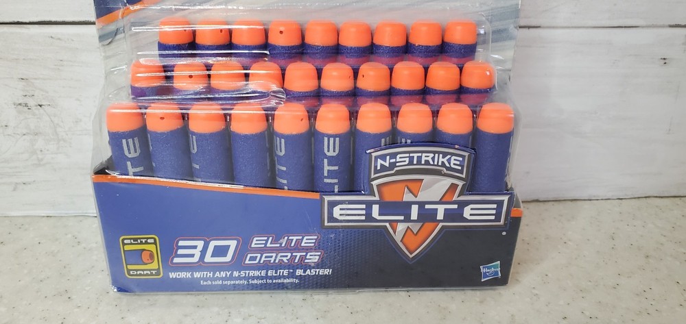 Nerf N-Strike Elite Dart Refill Pack 29 Darts (30 Pack Missing 1) Open Package
