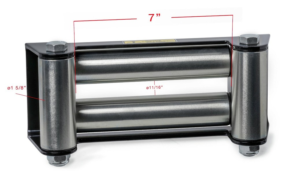 Winch Roller Fairlead 10" Universal 4 Way Roller Cable Guide heavy duty