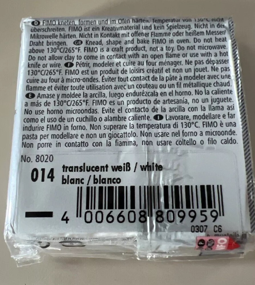 Fimo Effect Translucent Gr.57 014-Translucente Staedtler