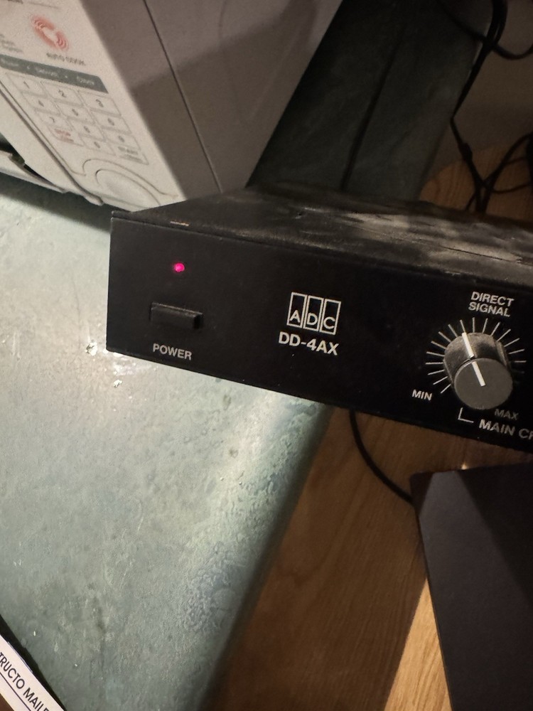 VINTAGE ADC DD-4AX STEREO DIGITAL DELAY PROCESSOR Powers On Untested