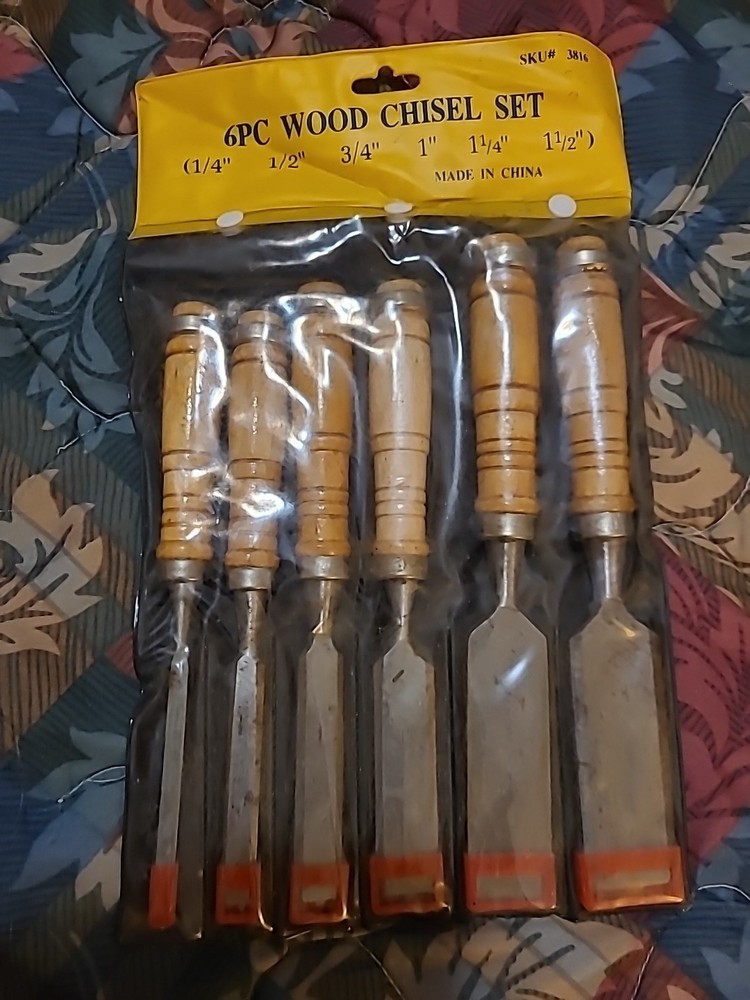 6 Piece Wood Chisel Set