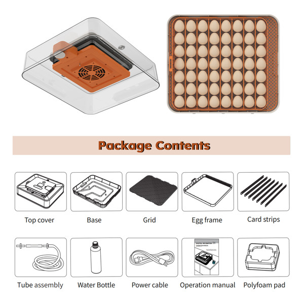New Incubator Egg Automatic 56 Egg Turning Egg Hatching Temp & Humidity Control