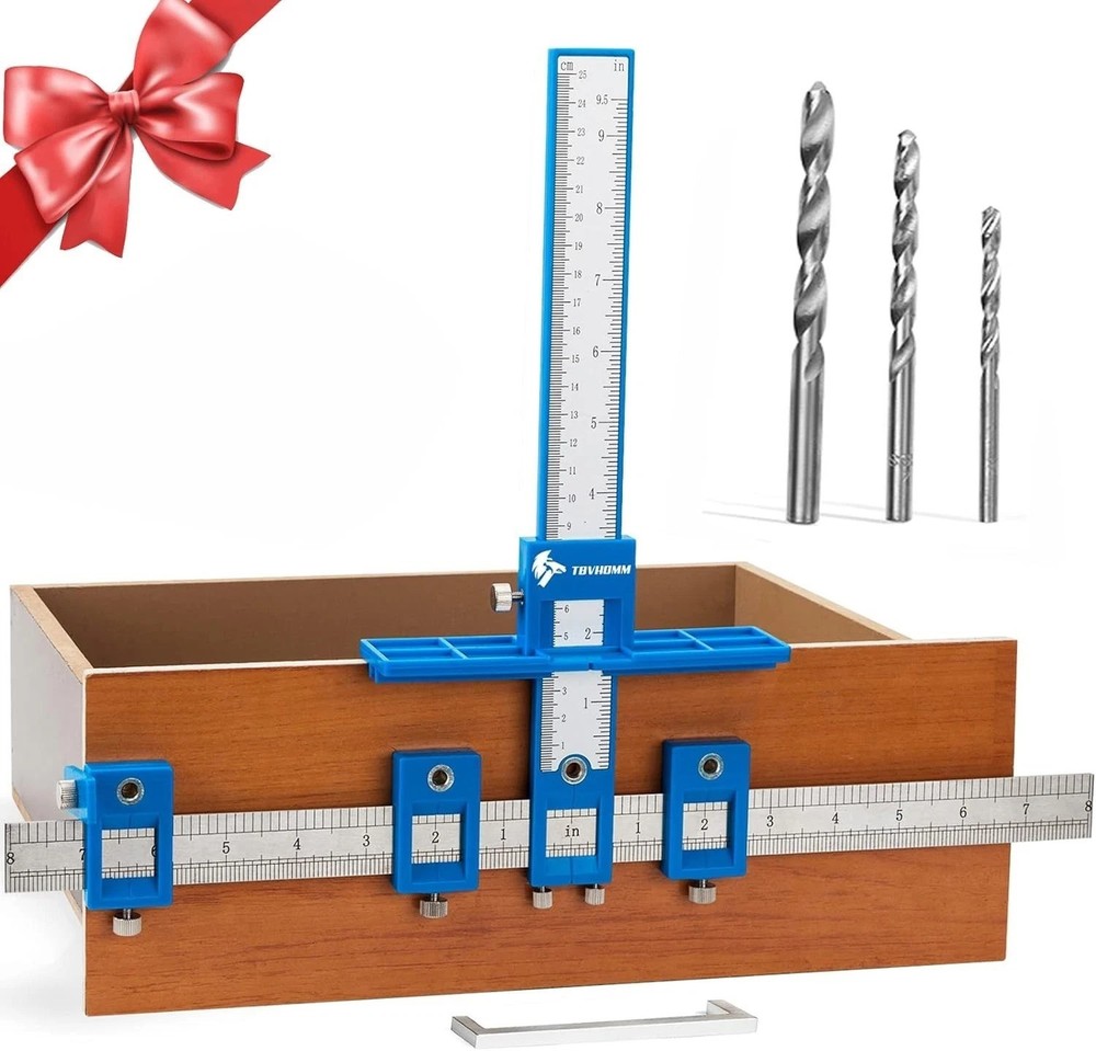 Versatile Cabinet Template Tool - Efficient Guide for Handles & Pulls Placement