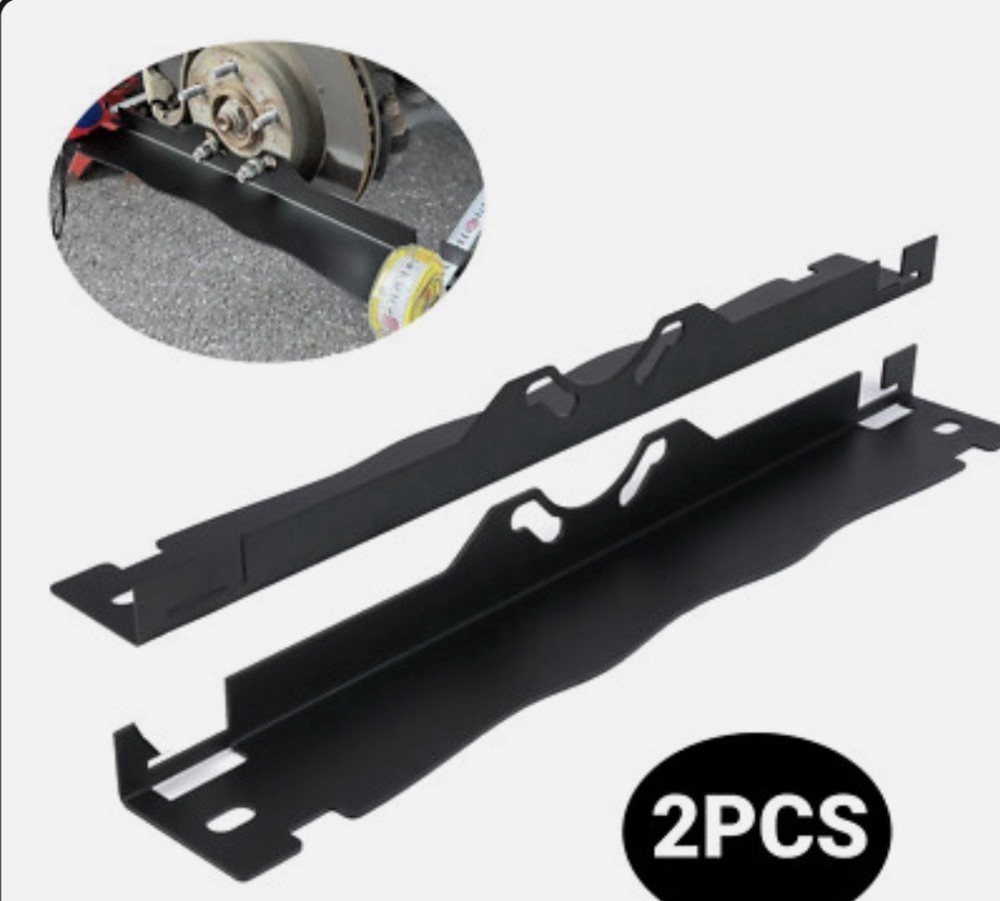 2 Pack Wheel Alignment Tool Heavy Duty Toe Plate Black