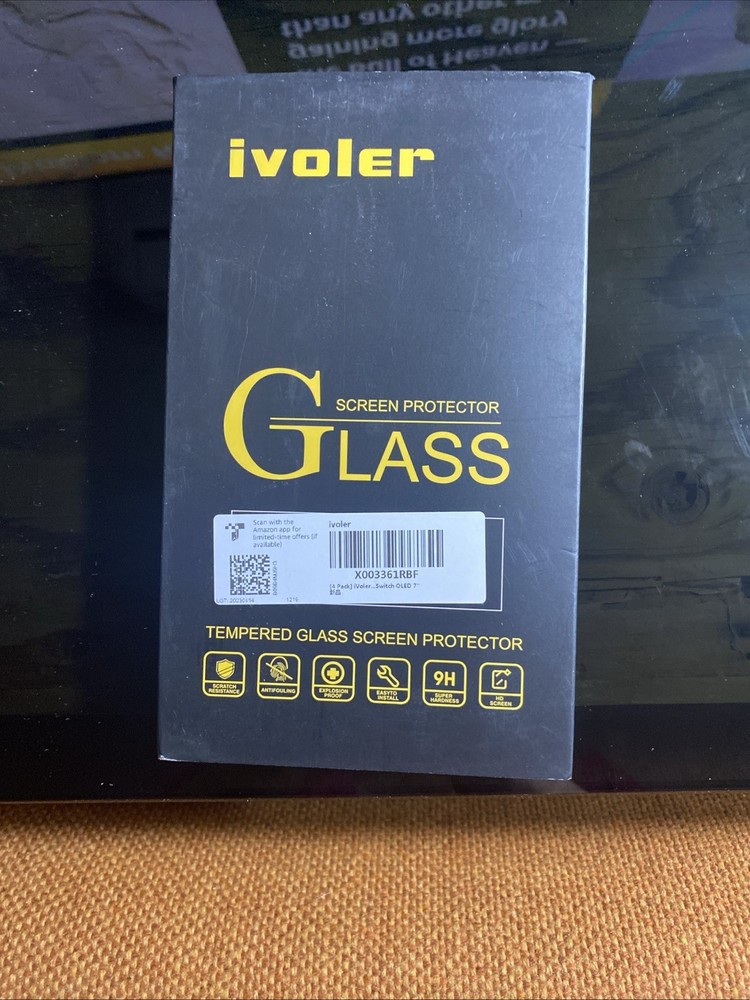 Ivolver Tempered Glass Screen Protector For Nintendo Switch OLED 7 (3/4 pack)