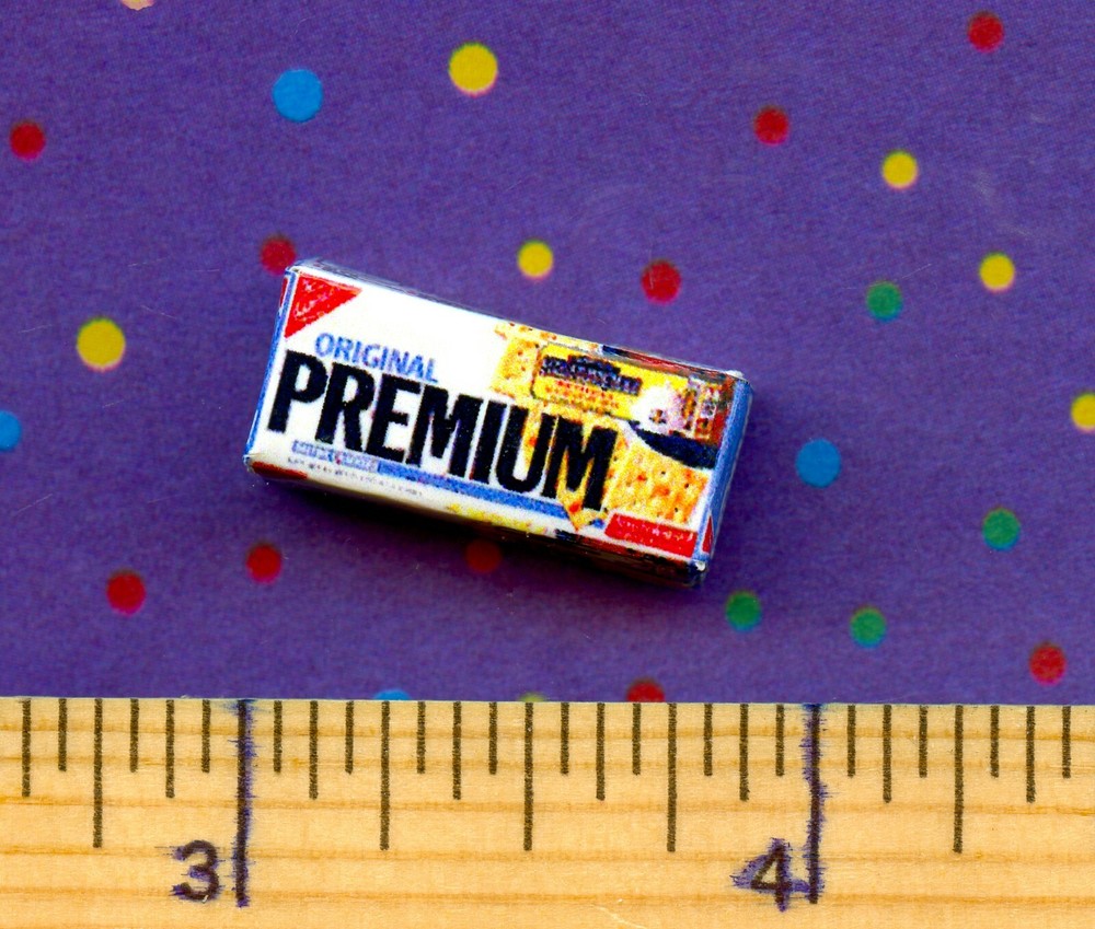 Dollhouse Miniature size Soda Cracker BOX # P