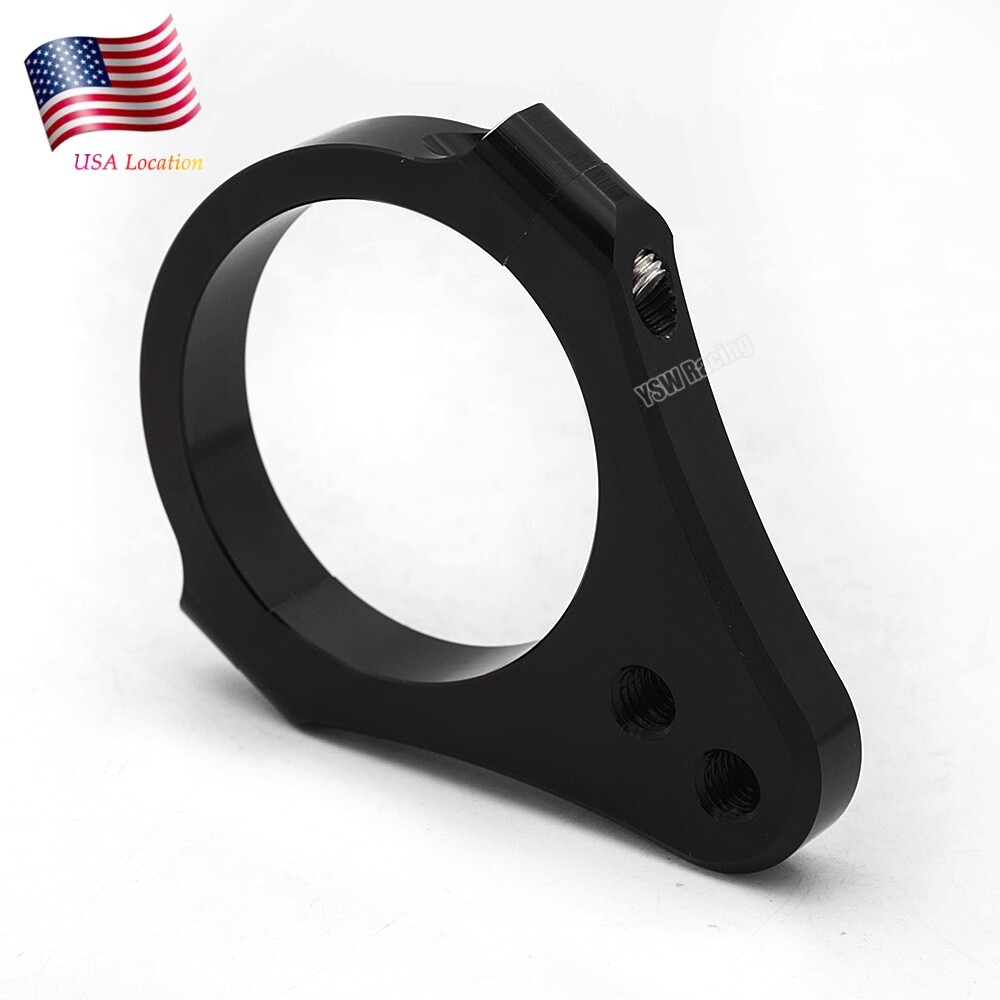 54mm CNC Universal Steering Damper Fork Frame Mount Clamp Bracket Holder Black