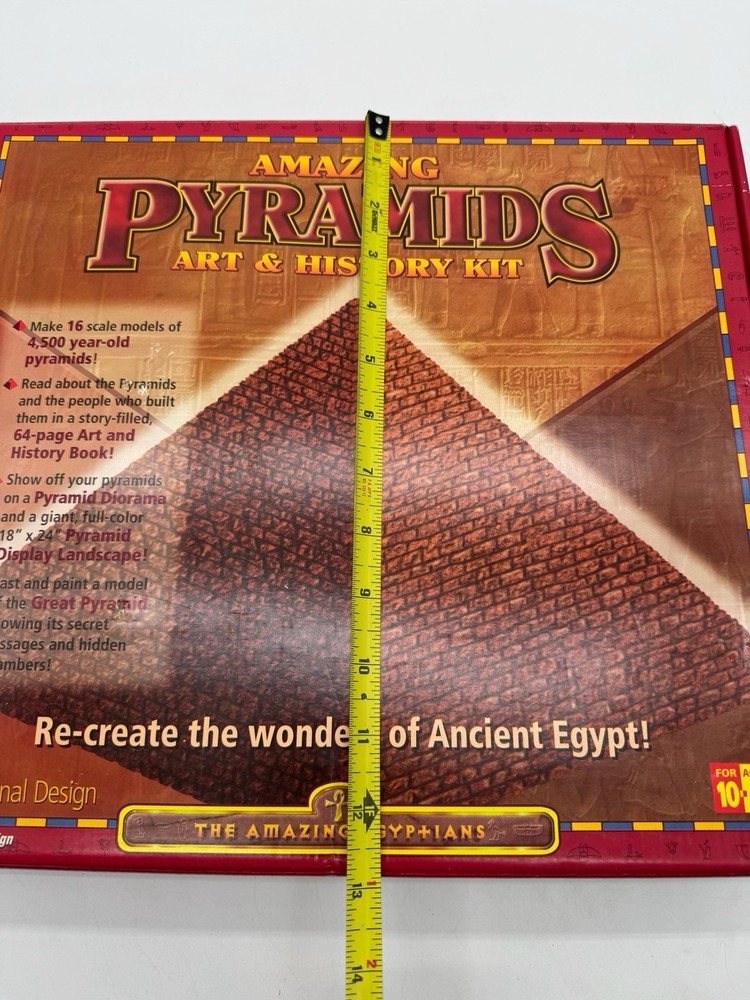 Amazing Pyramids Art History Kit Caleb Crowell Educational Design (Missing Book)