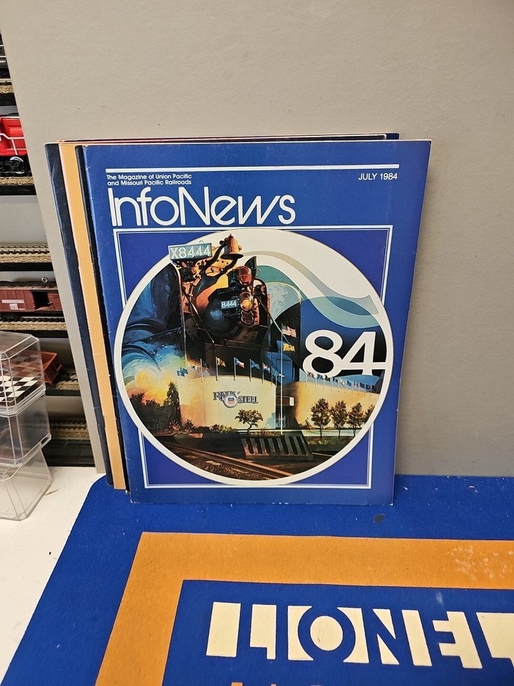 Info Magazine Union Pacific System 1984 11 Issues