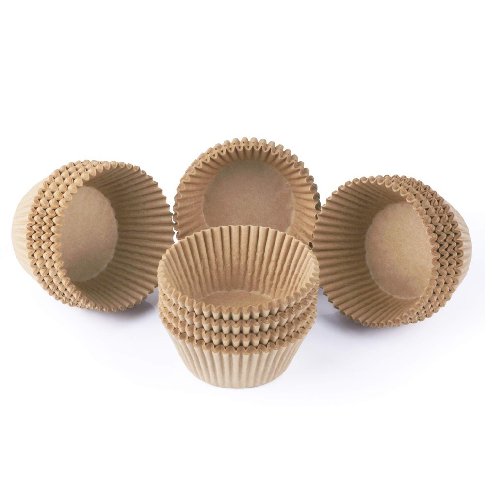 Caperci Standard Natural Cupcake Liners 500 Count, No Standard,