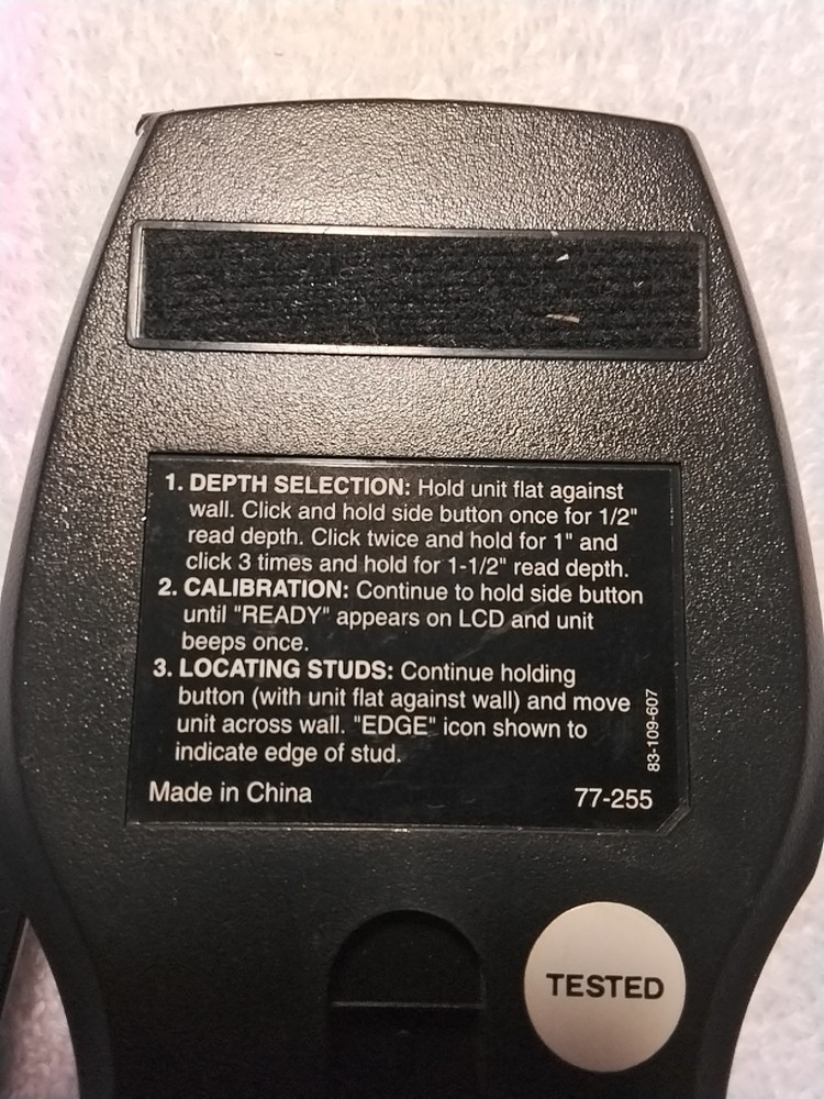 77-255 STANLEY ELECTRONIC STUD FINDER