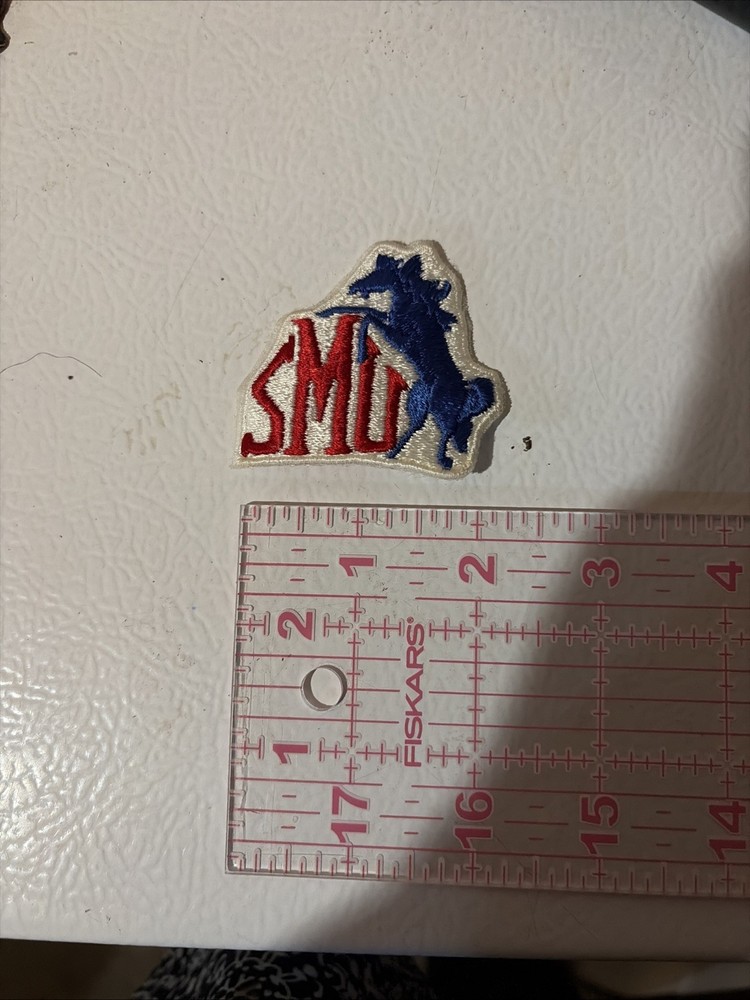 SMU Embroidered Vintage Patch