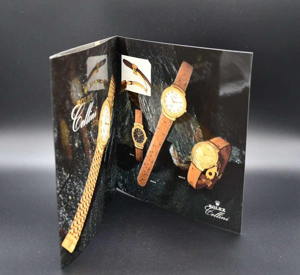 Rolex Cellini fold-out Brochure 1989